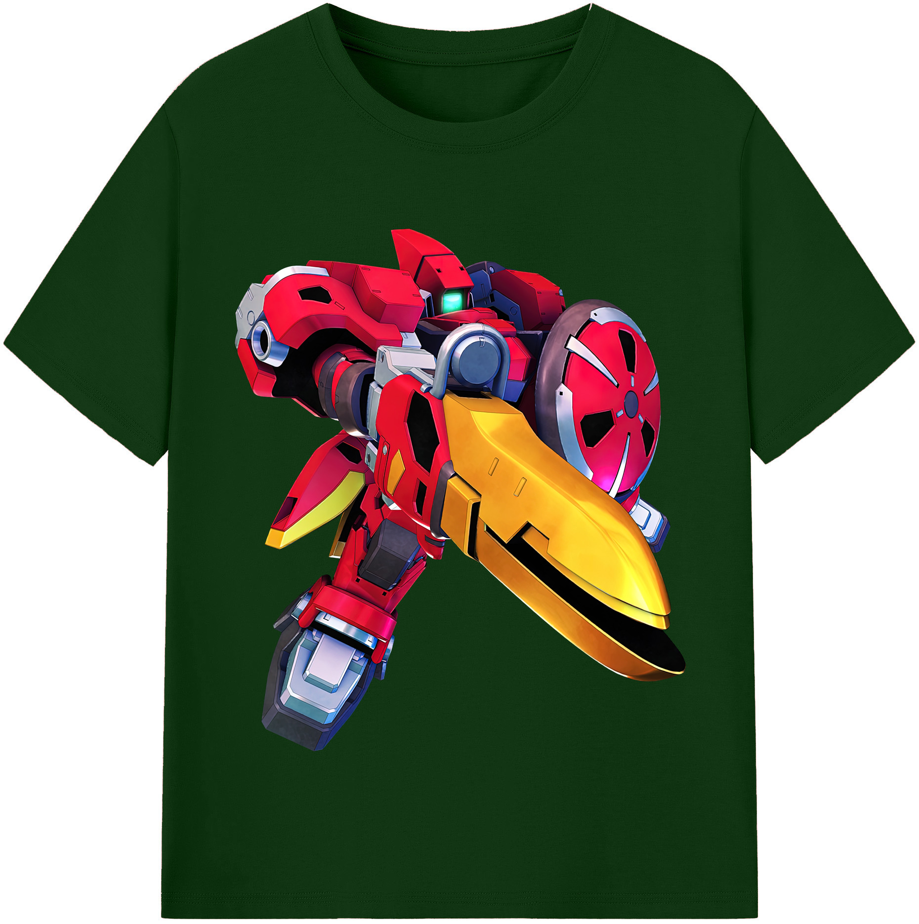 （画像用） 機動戦士ガンダム Mobile Suit Gundam 綿100％半袖Tシャツ（フロントプリント）